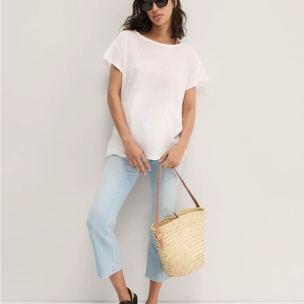 Hatch Collection Everyday Linen Tee Sz 3 NWT